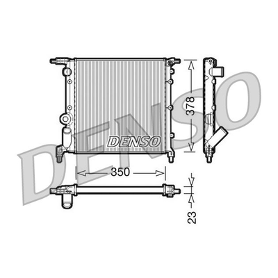 Denso Radiator DRM23005
