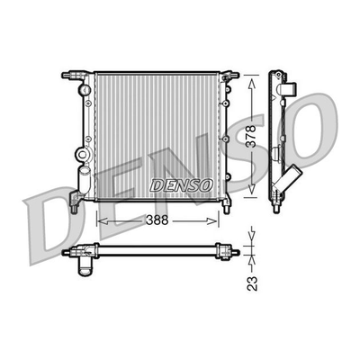 Denso Radiator DRM23006
