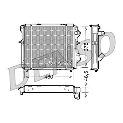 Denso Radiator DRM23007