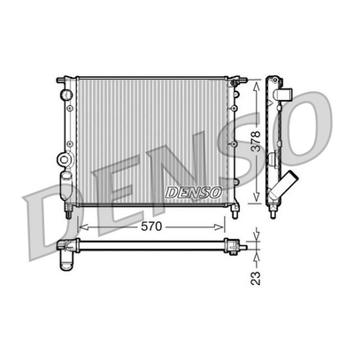 Denso Radiator DRM23013