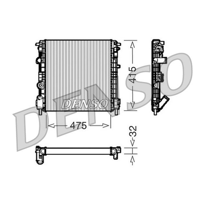 Denso Radiator DRM23015
