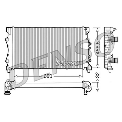 Denso Radiator DRM23024