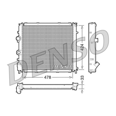 Denso Radiator DRM23030