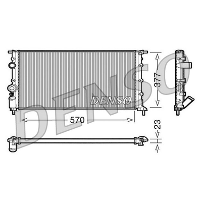 Denso Radiator DRM23054