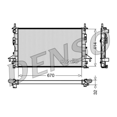 Denso Radiator DRM23084