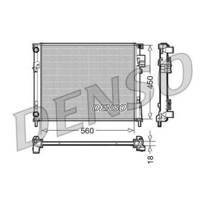 Denso Radiator DRM23095