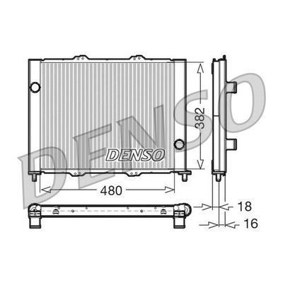 Denso Radiator DRM23099