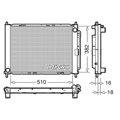 Denso Radiator DRM23104