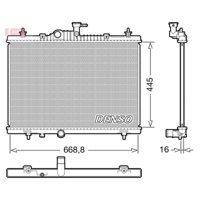 Denso Radiator DRM23118
