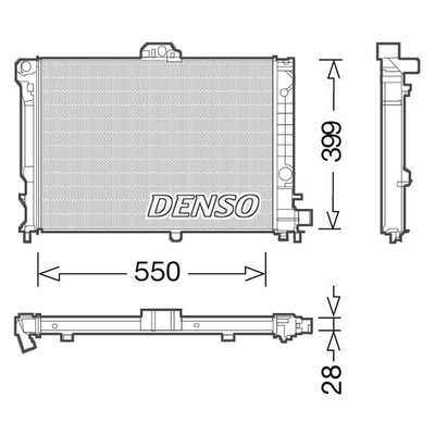 Denso Radiator DRM25010
