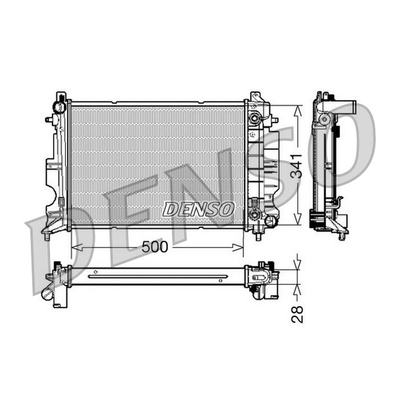 Denso Radiator DRM25013
