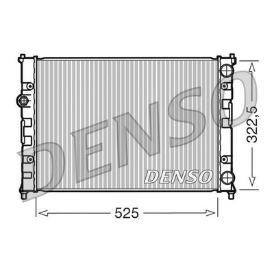 Denso Radiator DRM26008