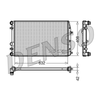 Denso Radiator DRM26011 thumbnail