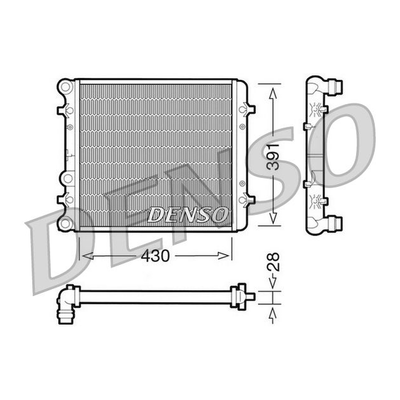 Denso Radiator DRM32002