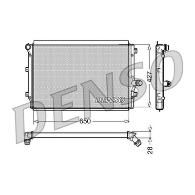 Denso Radiator DRM32017