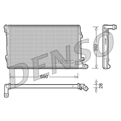 Denso Radiator DRM32019