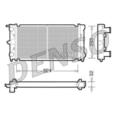 Denso Radiator DRM32020