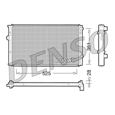 Denso Radiator DRM32028