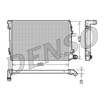 Denso Radiator DRM32037