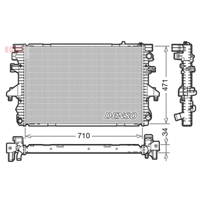 Denso Radiator DRM32040