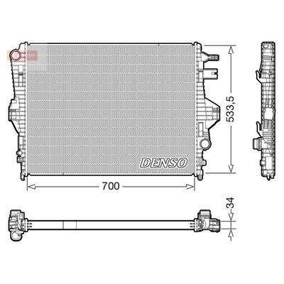 Denso Radiator DRM32050