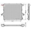 Denso Radiator DRM32052 thumbnail