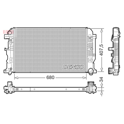 Denso Radiator DRM32053