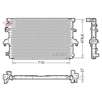 Denso Radiator DRM32055