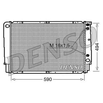 Denso Radiator DRM33053