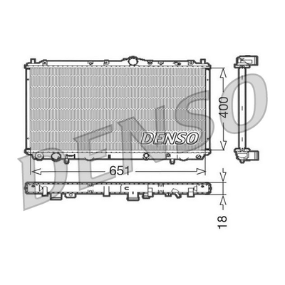 Denso Radiator DRM33061