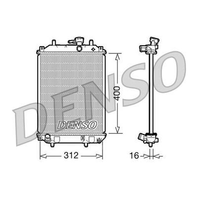 Denso Radiator DRM35002