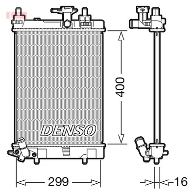 Denso Radiator DRM35003