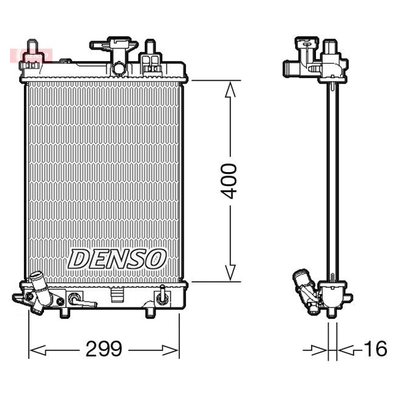 Denso Radiator DRM35004
