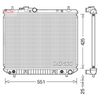 Denso Radiator DRM35005 thumbnail