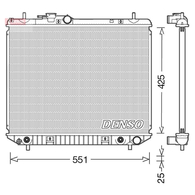 Denso Radiator DRM35005