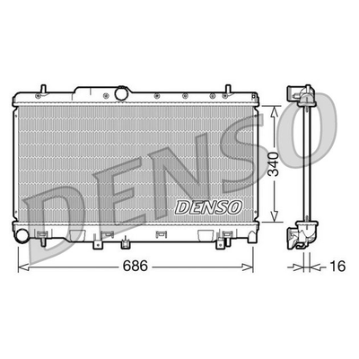 Denso Radiator DRM36010