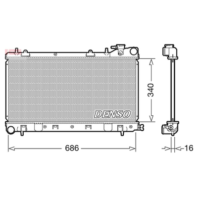 Denso Radiator DRM36017