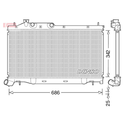 Denso Radiator DRM36023