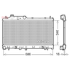 Denso Radiator DRM36024 thumbnail