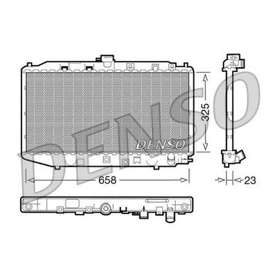 Denso Radiator DRM40002