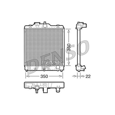 Denso Radiator DRM40003