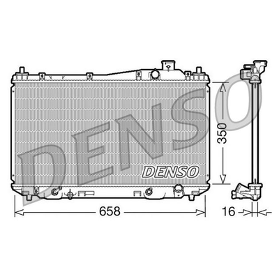 Denso Radiator DRM40008