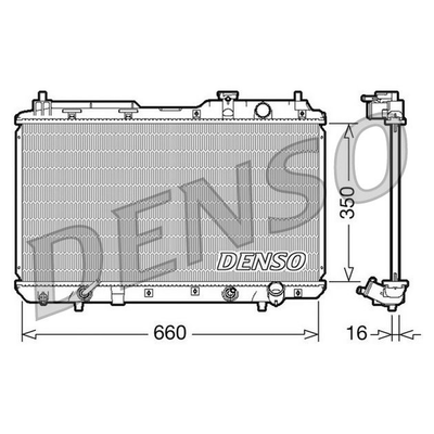 Denso Radiator DRM40010