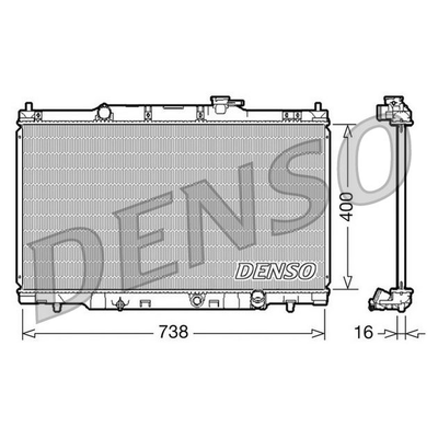 Denso Radiator DRM40011
