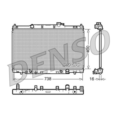 Denso Radiator DRM40013