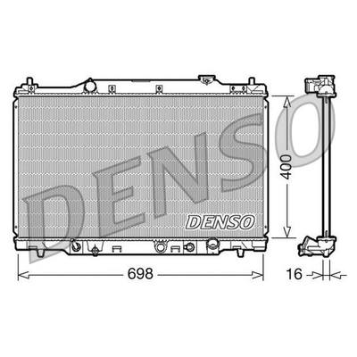 Denso Radiator DRM40016
