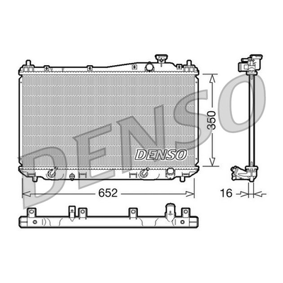 Denso Radiator DRM40019