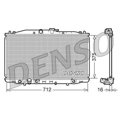 Denso Radiator DRM40022
