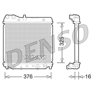 Denso Radiator DRM40026