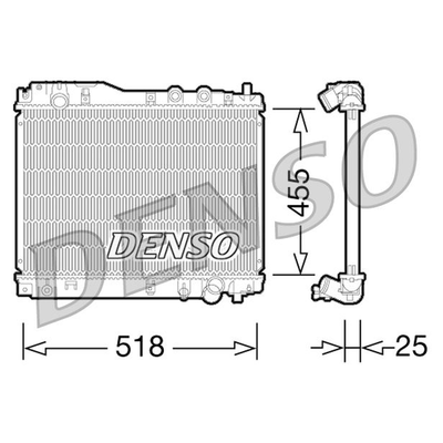 Denso Radiator DRM40027